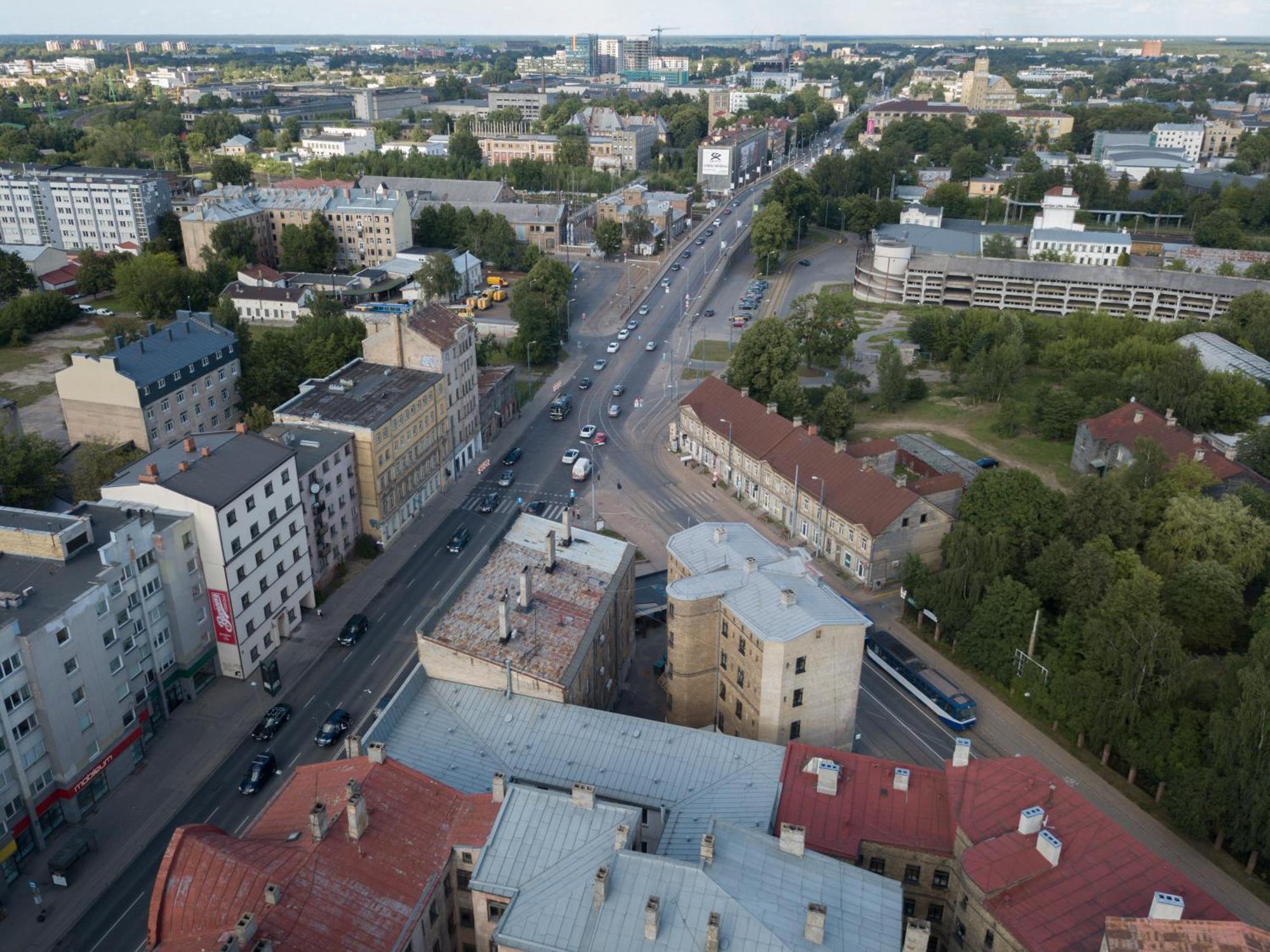 Aparthotel Riga Luaran gambar Aerial view of Jonava